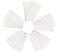 GORGECRAFT 500pcs Lingette à Eau en Papier pour Salle de xpérience Nettoyant pour Tissus Instruments Chromatographie Kit Scientifique pour Retrait de Tissus Coton Neutre en Relief Blanche