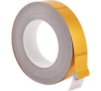 GORGECRAFT 50mX3cm Ruban Adhésif Washi en Feuille d'or Film Mylar en Polyester Métallisé Décollez et Collez Garniture de Moulure Murale Autocollante avec Finition Semblable à Un Miroir