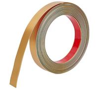GORGECRAFT 5m*20mm*1.5mm Garniture de Moulure Dorée à Décoller et à Coller Bordure de Miroir Flexible Bande Décorative Auto-Adhésive pour Mur Plafond Panneau de Sol Armoire Carrelage Bord D'Angle