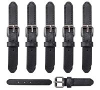 GORGECRAFT 6 ensemble de Boutons à Bascule à Coudre pour Manteau Fermoirs pour Cape Cuir PU Noir Grands Boutons de Manteau en Métal Boucle à Pression Clips de Remplacement Ceinture pour Veste de Sport