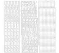 GORGECRAFT 6 Feuille 3 Styles Autocollants Alphabet Paillettes 27x10cm Autocollants Autocollants Numéro AZ Lettre Strass Pierre Précieuse pour Enseignants Étudiants Scrapbooking Fabrication de Cartes