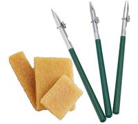 GORGECRAFT 6PCS Art Ruling Stylos Dessin à L'Encre Fine Line Art Pen Réglable Masquage Fluide Stylo Caoutchouc Gomme Outil Droite Aquarelle Foulée Peinture pour Appliquer Masquage Travail Artistes