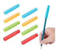 GORGECRAFT 8 Embouts Sensoriels en Silicone de 4 Couleurs Différentes à Mâcher pour Crayons de Dessin de Manipulation pour Personnes Autistes Ayant des Besoins Spécifiques en Motricité Bucco Faciale