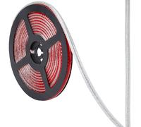 GORGECRAFT Bande D'Étanchéité Autocollante 5m*8mm pour Joints Carrelage Céramique Argentée Imperméable Facile à Poser à Décoller. Moulure Triangulaire Flexible pour Baignoire Salle de Bain Toilettes