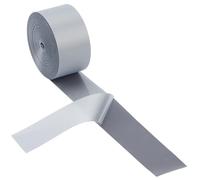 GORGECRAFT Bande Réfléchissante Argentée Thermocollante 10 m X 20mm Patchs en Vinyle Haute Visibilité pour la Sécurité et la Décoration de T Shirts Sacs en Toile Vêtements et Tissus Bricolage