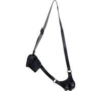 GORGECRAFT Ceinture Fourreau D'Épée Réglable Noire avec Cuir de Grenouille D'Épée Étui de Poignard de Pirate Médiéval Sangle D'Épaule Support de Gaine Accessoire en Tissu pour Guerrier, Cosplay