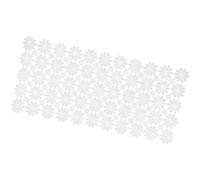 GORGECRAFT Chemin de Table à Fleurs Blanches en Tissu Dentelle 90x40cm Dessus de Table Floral Napperons en Crochet Commode Centres de Table Décoratifs pour Mariage Fête d'anniversaire Décor de Noël