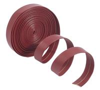 GORGECRAFT Cordon en Cuir Plat Rouge Foncé de 5 mX15mmX1mm Lanière en Cuir PU Double Face Bandes de Cuir Pliables pour Projets D'Artisanat Colliers pour Animaux de Compagnie Bijoux Outillage Atelier
