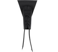 GORGECRAFT Étui à Épée Noir en Cuir PU Médiéval Rétro Réglable à la Taille pour Poignard Housse de Protection Épaule Boucle Arrière Ceinture Fourreau Costume de Cosplay Support D'Épée et de Grenouille