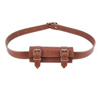 GORGECRAFT Étui Médiéval à Deux Boucles en Forme de Grenouille avec Ceinture en Cuir Réglable pour Fourreau de Rapière Gaine de Taille Anneau à Pince pour Homme et Femme, Selle de Cosplay Marron