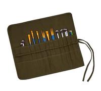 GORGECRAFT Étui pour Pinceaux de Peinture Sac à Crayons de Coloriage Étui à Enrouler pour Stylos Housse de Rangement pour Huile Aquarelle Gouache Artiste Pinceaux de Peinture Pochette de Papeterie