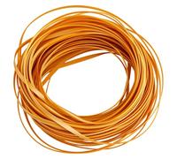 GORGECRAFT Kit de Réparation pour Panier en Osier Tressé en Rotin Synthétique Orange 30mX5mm Corde Plate Tissage de Panier Roseau pour Chaise de Patio Canapé Fournitures pour Meubles de Jardin