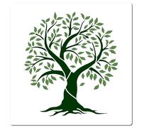GORGECRAFT Pochoir Arbre de Vie 30 x 30cm Grand Plastique Pet Carré Arbre DIY Art Artisanat Pochoirs Réutilisable Dessin Modèle pour Peinture sur Bois Mur Tissu Toile Meubles Scrapbooking
