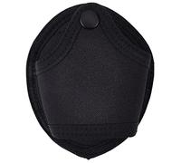 GORGECRAFT Porte-Menottes Polyester Open Top Law Enforcement Ponch Loop Belt Case Holster Universal Petite Taille Menottes Case Holder Pouch Fits Chain Hinged Cuff for Duty Belt Police (1PC, Noir)