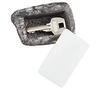 GORGECRAFT Rock Key Hider Garden Clé Cachée Rock Faux STO Ne Key Holder Yard Key Concealer Rock Outside Hide A Spare Key in Plain Sight in A Real Looking Rock Safe for Jewelry Outdoor Geocaching