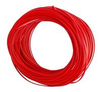 GORGECRAFT Rouleau de Rotin Synthétique Rouge 30 m X 5mm Kit de Réparation pour Extérieur Corde Plate Tissage de Panier Roseau Chaise de Patio Canapé Fournitures de Réparation pour Meubles de Jardin