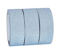 GORGECRAFT Rouleau de Ruban Adhésif Pailleté Bleu Ciel 10 m X 15mm X 3 Rouleaux pour Masquage Scrapbooking Décoration Emballage Cadeau Voiture Meubles Murs