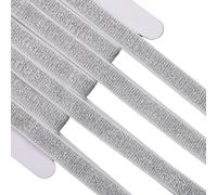 GORGECRAFT Ruban Élastique Métallique Argenté de 11 m Largeur 15mm Plat en Polyester Blanc à Paillettes pour Bandeau Ceinture Bricolage Couture Pantalons Robes Accessoires Vestimentaires