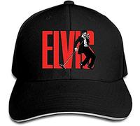 Gorgeous Elvis Aaron Presley Love Me Tender Singer Rucker Hats Black(Small)