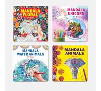 Gorgeous Floral + Cute Unicorn + Sea Animals + Animals Mandala Art Designs Colouring Books | Floral Designs | Magical Unicorn | Ocean Creatures | Wild Animals | Creative Coloring | Relaxing Patterns |
