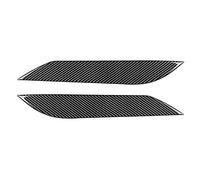 Gorgeri 2Pcs Phare De Voiture Sourcil, En Fiber De Carbone Avant Lampe Paupières Garniture Autocollants Convient Pour 350Z 2003-2009