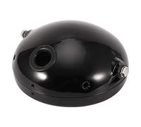 Gorgeri 7 pouces Couverture de Phare de Moto LED,Couvercle de Logement de Lampe Frontale Universelle Aluminium(Noir)