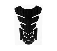 Gorgeri Autocollant de réservoir de moto, protection de protecteur de réservoir d'autocollant de réservoir d'essence de carburant de moto de PVC 3D(Noir)