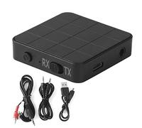 Gorgeri Bluetooth 5.0 Émetteur Récepteur et Émetteur, Bluetooth 5.0 2-en-1 Récepteur Audio Émetteur Musique Adaptateurs Stéréo pour Voiture TV PC