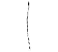 Gorgeri Guidon Plat 7/8 Pouce 22MM, Guidon Universel Retro Bend, Poignées en Fer Argent