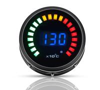 Gorgeri Jauge de température des gaz d'échappement, compteur de température automatique EGT 12V 20LEDs