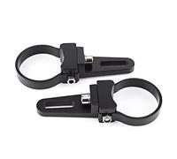 Gorgeri Kit de support de montage de barre lumineuse LED 1"-3" Tube en aluminium Bull/Roll Bar Support de fixation Pinces Support Car Truck Off Road Work Light Barre horizontale Tube Pince(3inch)