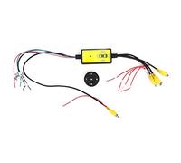 Gorgeri Video Switcher, Intelligent Car Switcher Converter 4 Input 1 Output Switch Video System Auto Parts