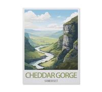 Gorges de Cheddar Somerset,Adultes Puzzle 1000 Pièces pour Adolescents Adultes Jeux De Casse-tête Amusants Puzzle en Papier(50x70cm)-G73