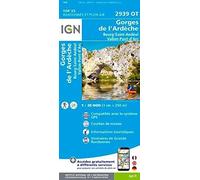 Gorges De L'ardêche.Bourg-Saint-Andéol.Vallon-Pont-D'arc 1:25 000