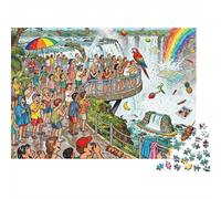 Gorges d'Iguazu, Gorge du Diable, Délire Puzzle en Bois Imperméable Puzzles De 1000 Pièces pour Adultes Cadeaux Amusant Jeux De Stimulants