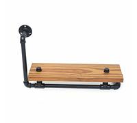 Gorgivous Étagère de Tuyau d'échelle Industrielle rétro, étagère de Tuyau en métal Industriel Vintage, Support d'étagère d'affichage de Stockage de Montage Mural pour Le Bureau à Domicile