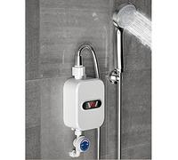Gorgivous Mini Chauffe-Eau électrique 3500W, Chauffe-Eau électrique instantané sans réservoir pour la Maison Facile à Installer