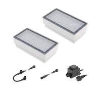 Gorgon LED à encastrer dans le sol pour extérieur 20x10cm 12V blanc froid
