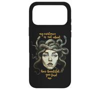 Gorgon Staring Petrify My Existence Not About Beauty Medusa Coque pour iPhone 17 Pro Max
