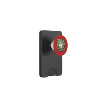 Gorgone Medusa Illustration Serpents Verts PopSockets PopWallet pour MagSafe