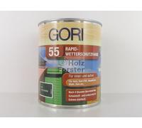 Gori 55 Peinture de protection contre les intempéries rapide 2053 Gris argenté 0,75 l