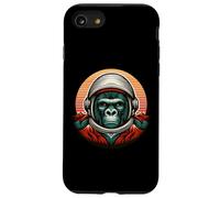 Gorilla Astronaute in Space Casque de Science-Fiction Audacieux Coque pour iPhone SE (2020) / 7/8