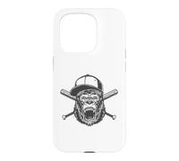 Gorilla Baseball Player - Gorilla dans Casquette de Baseball - Gorilla Coque pour iPhone 15 Pro