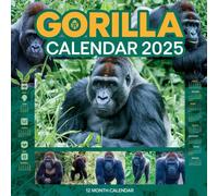 Gorilla calendar 2025: A Year of Wildlife Wonder