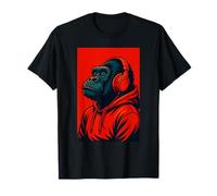 Gorilla écoutant de la Musique, Love Gorillas T-Shirt