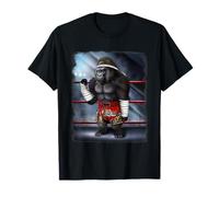 Gorilla en tant que champion de Muay Thai Kick Boxing T-Shirt