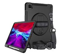 Gorilla® Étui portefeuille pour tous les modèles d'Apple iPad - Protection avant et arrière avec fonction veille/réveil automatique magnétique - Design de qualité supérieure - Emplacements pour cartes et poches de rangement - Design en fibre de carbone de qualité supérieure