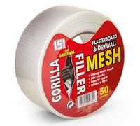 Gorilla Filler Ruban adhésif en maille pour plaques de plâtre et cloisons sèches 50 m