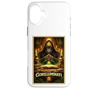 Gorilla Funny Ape Animal Secret Parody Society Poster Art Coque pour iPhone 16 Plus