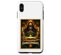 Gorilla Funny Ape Animal Secret Parody Society Poster Art Coque pour iPhone XS Max